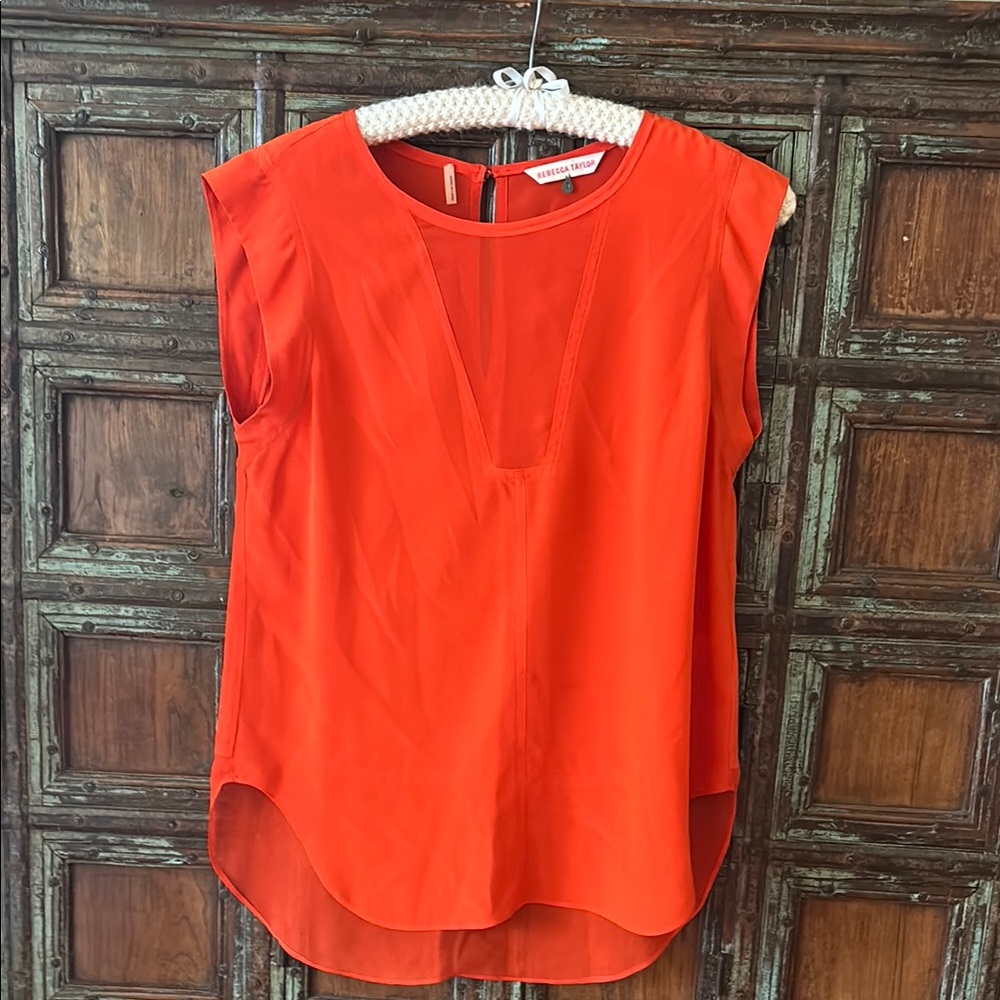 Rebecca Taylor Olivia Silk Tank
